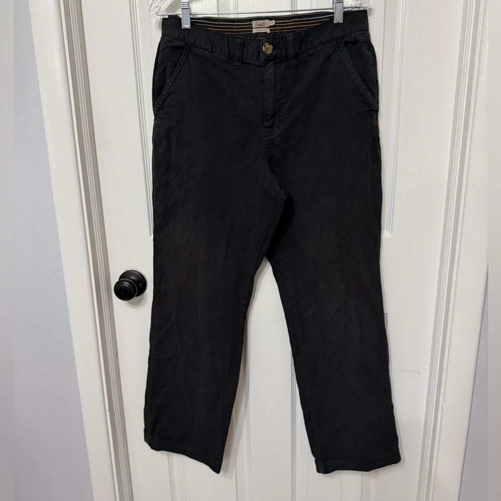 FAHERTY men’s stretch chino pants‎ 28 washed black